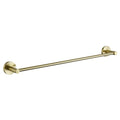 PLD Solo 800mm Single Towel Rail - Brushed Brass