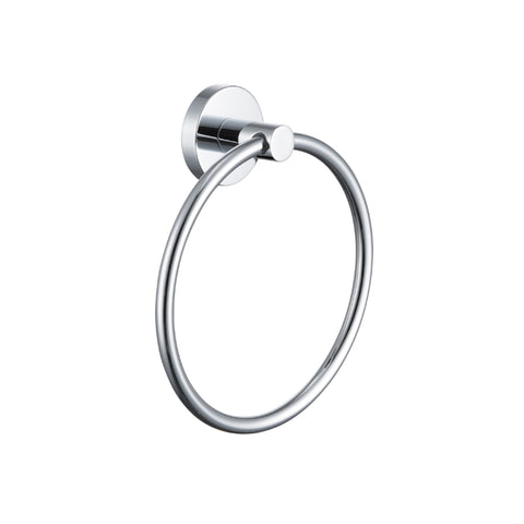 PLD Solo Towel Ring - Chrome