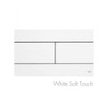 Studio Bagno SLIM Push Plate Actuators - White Soft Touch