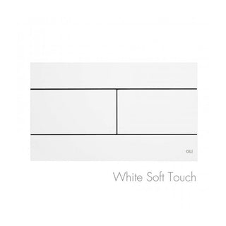 Studio Bagno SLIM Push Plate Actuators - White Soft Touch