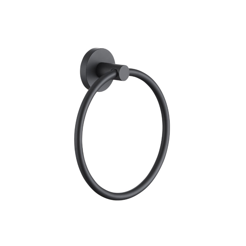 PLD Solo Towel Ring - Matte Black