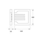 Shaws Small Fluted Drainer