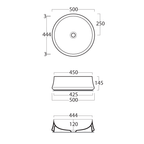 Parisi Sharp 50 Round Bench Basin