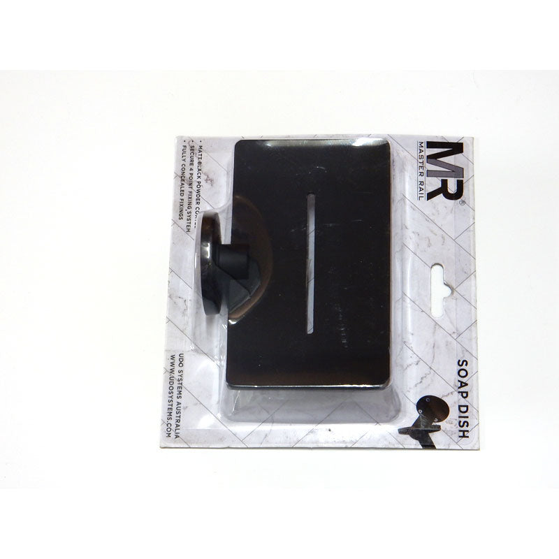 Master Rail Soap Dish Matt Black - SD-MB