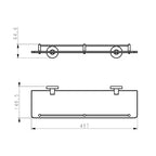 PLD Solo Glass Shelf -  Specification