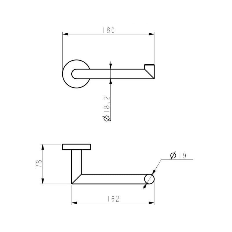 PLD Solo Toilet Roll Holder -  Specification