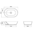 Gareth Ashton Sontuoso Clearstone Basin with Plug & Waste