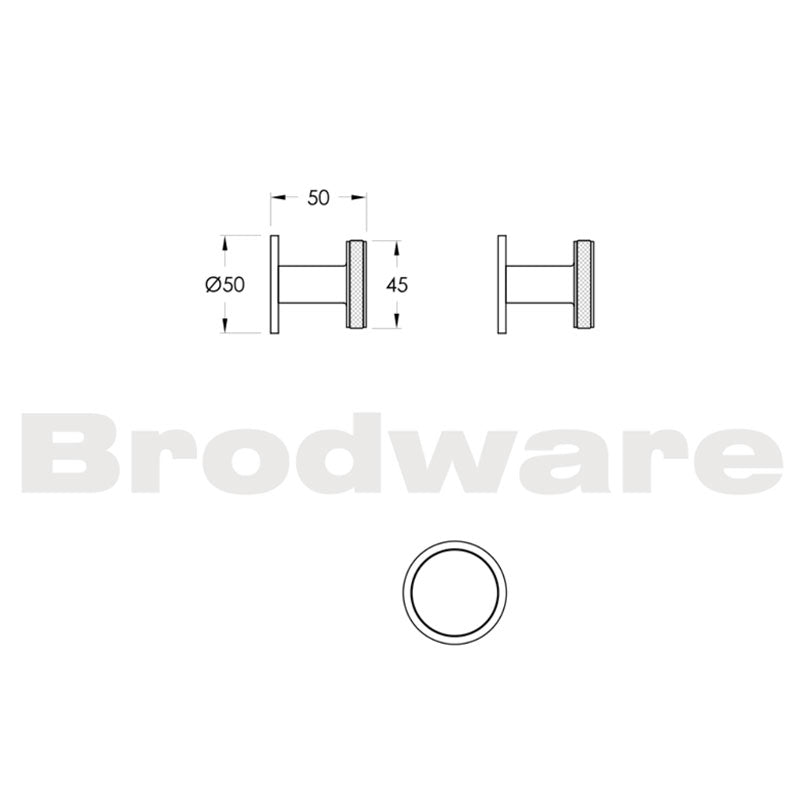 Brodware Yokato Disc Wall Taps - Pair Specifications