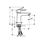 Hansgrohe Talis E 110 Basin Mixer