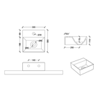 Studio Bagno Spy 30 Bench/Wall Basin