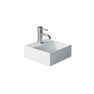 Studio Bagno Spy 30 Bench-Wall Basin - No Tap Hole - Matte White - SPY30/0/MW