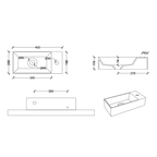 Studio Bagno Spy 45 Bench/Wall Basin