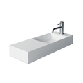 Studio Bagno Spy 75 Bench-Wall Basin - 1 Tap Hole - Gloss White - SPY75/1