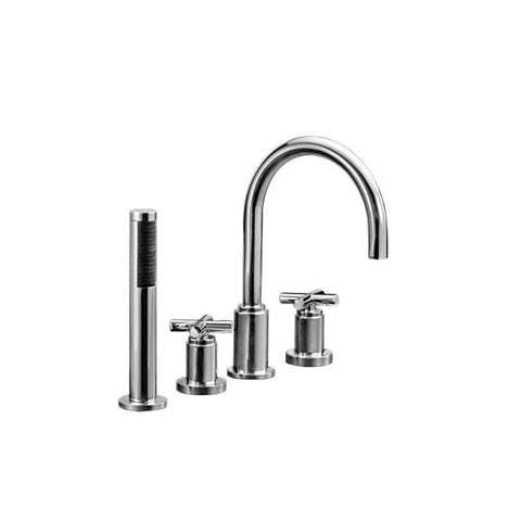 Parisi Stella Round 4 Piece Hob Set - Chrome