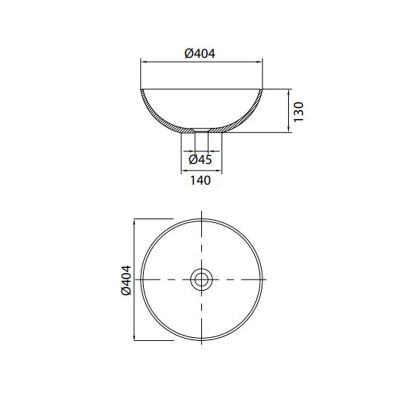 Parisi Natural Stone 40 MArble Wash Basin Specification