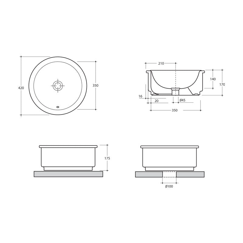 Studio Bagno Tris Basin Spec
