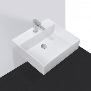 Studio Bagno Shard 50 Bench-Wall Basin - Gloss White - SHA50/1