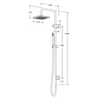 Sussex Suba Twin Rail Shower Specification