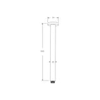 Sussex Calibre Vertical Shower Arm 500mm Spec