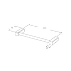 Sussex Suba Guest Towel Rail 300mm Spec