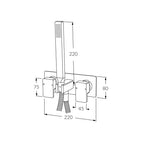 Sussex Suba Lever Shower Mixer System Spec