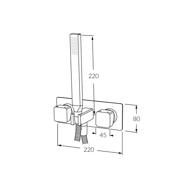 Sussex Suba Shower Mixer System Spec