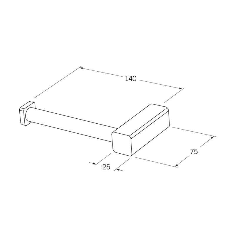 Sussex Suba Toilet Roll Holder-Chrome Specs