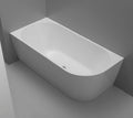 Kiato Wall Faced Freestanding Bath 1700mm White