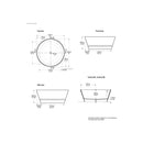 Victoria + Albert Taizu Freestanding Bath specifications