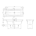 Villeroy & Boch Targa Bath 1600 x 700