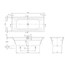 Villeroy & Boch Targa Bath 1700 x 750