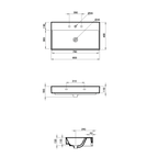 Parisi Velca 80 Wall Basin