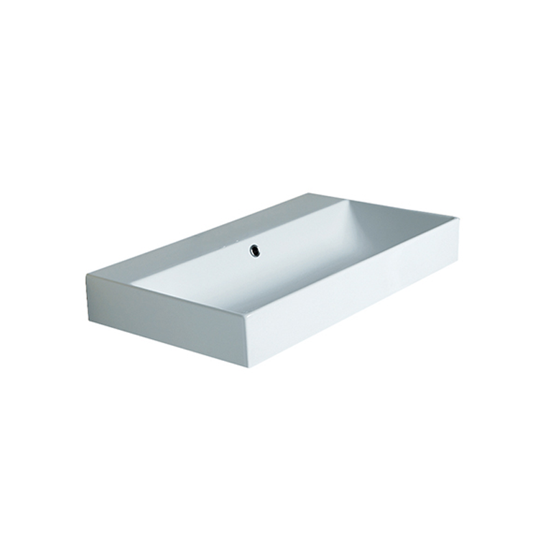 Parisi Velca 80 Wall Basin - No Tap Hole - Gloss White - TC18800/S