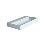 Parisi Velca 80 Wall Basin - No Tap Hole - Gloss White - TC18800/S