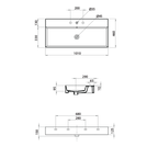 Parisi Twenty 100 Full Bowl Wall Basin