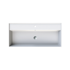 Parisi Twenty 100 Full Bowl Wall Basin - 1 Tap Hole - Gloss White - TC201001/S