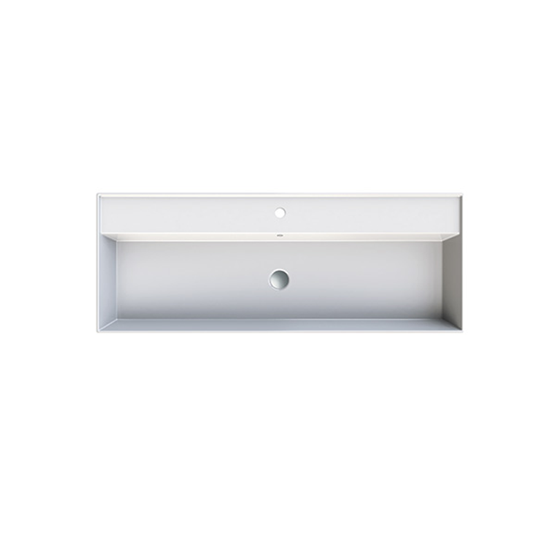 Parisi Twenty 120 Full Bowl Wall Basin - 1 Tap Hole - Gloss White