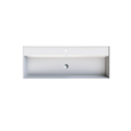 Parisi Twenty 120 Full Bowl Wall Basin - 2 Tap Holes - Gloss White - TC201202/S