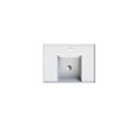 Parisi Twenty 60 Centre Bowl Wall Basin - 1 Tap Hole - Gloss White - TC20611/S