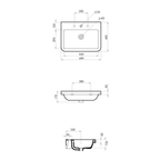 Parisi Electra Inset Basin - 1 Tap Hole