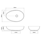 Gareth Ashton Tear Drop Clearstone Basin with Plug & Waste