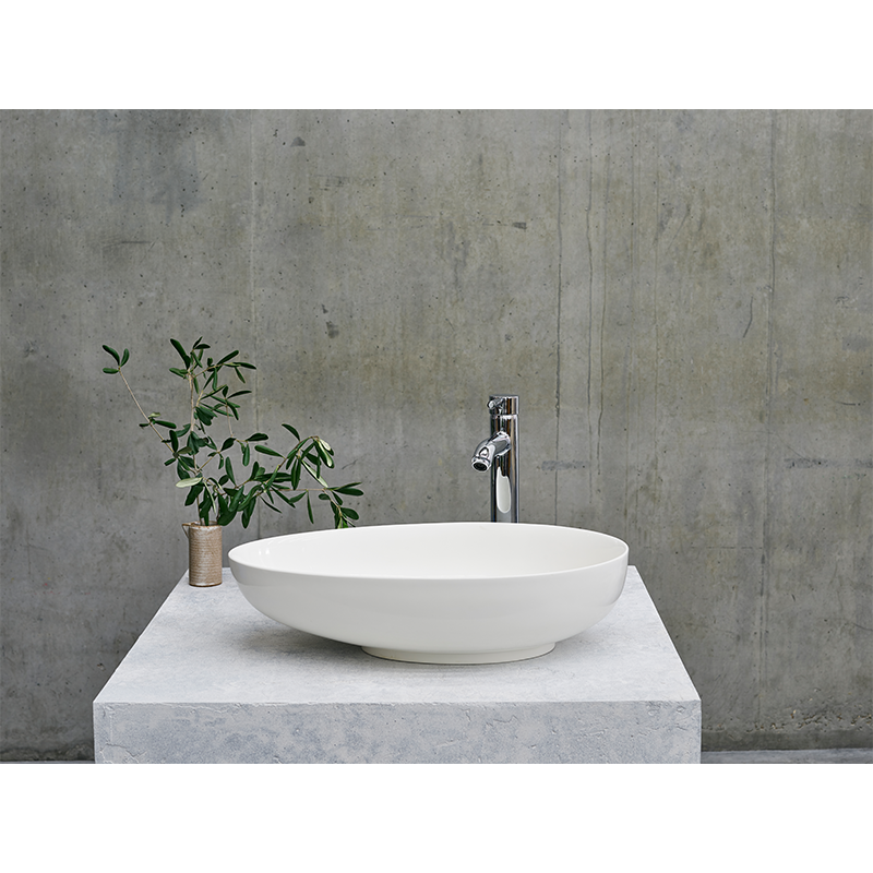 Gareth Ashton Tear Drop Clearstone Basin with Plug & Waste