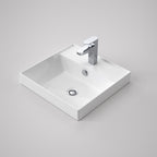 Caroma Teo 2.0 450 Inset Basin - Gloss White - EU510815W