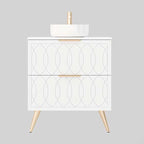 Timberline Sutherland House Deco Freestanding Vanity 750mm - SHCV750CSSAL