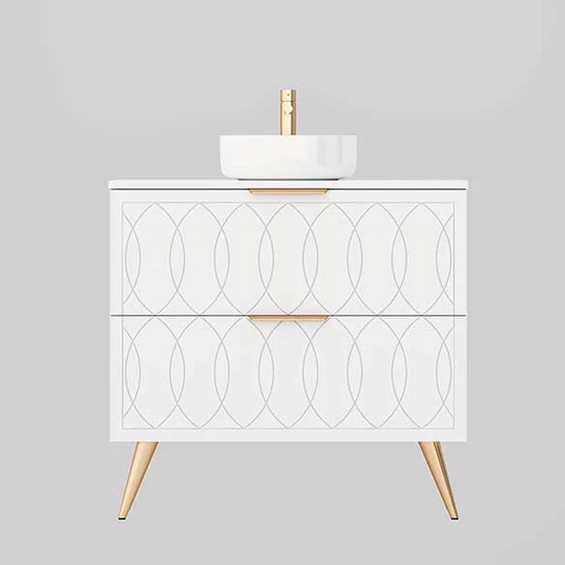 Timberline Sutherland House Deco Freestanding Vanity 900mm - SHCV900CSSAL