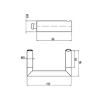 Parisi Tondo Toilet Roll Holder