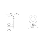 Parisi Tondo F&F Elbow Water Connector