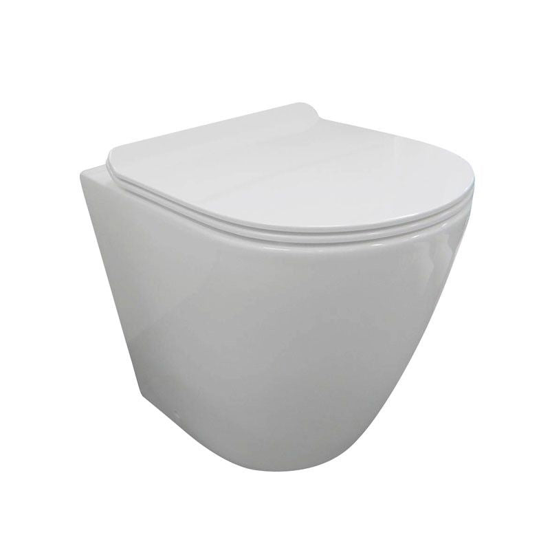 Parisi Ellisse Mk II Floor Mount Toilet with Slim S/Close Seat