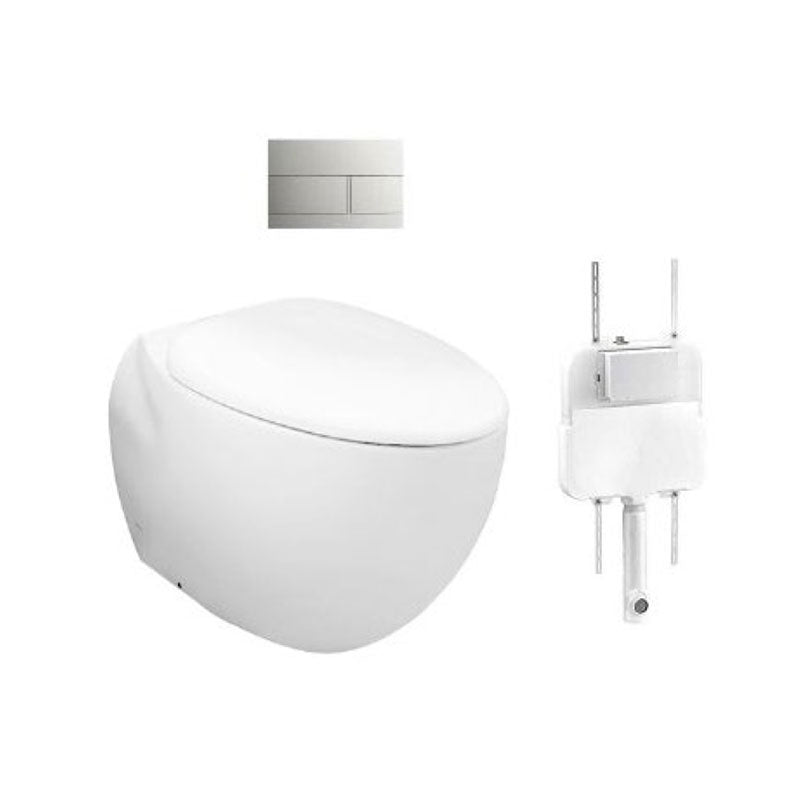TOTO Le Muse Wall Faced Toilet and Elongated Soft Close Seat