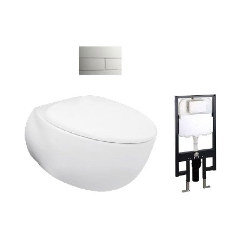 TOTO Le Muse Wall Hung Toilet and Elongated Soft Close Seat